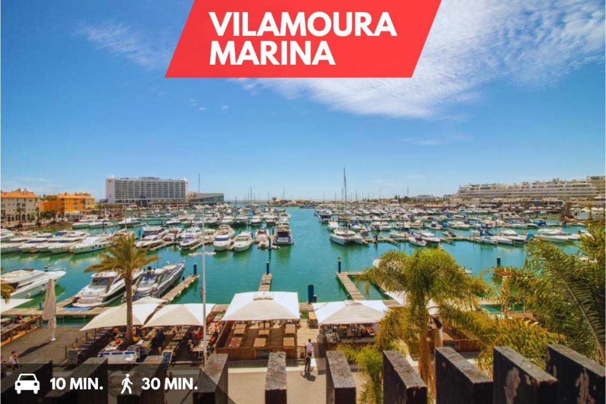 Sea-Front 1' Min! - Apartment With Ac & Wifi Quarteira Kültér fotó